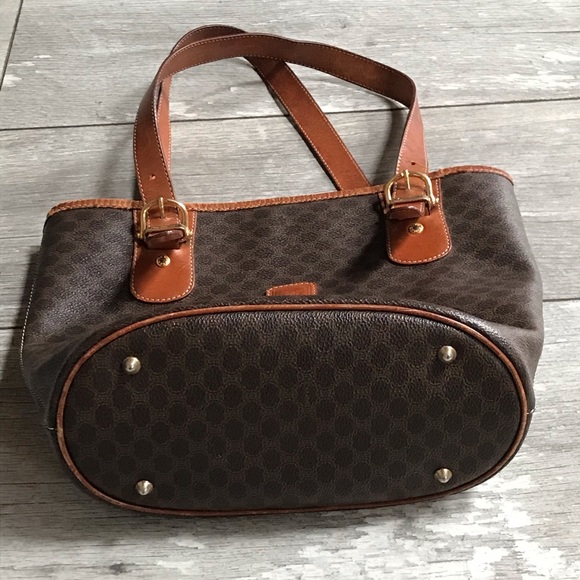 CÉLINE Vintage Macadam Bucket Bag - Picture 4 of 14